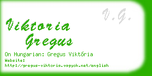 viktoria gregus business card